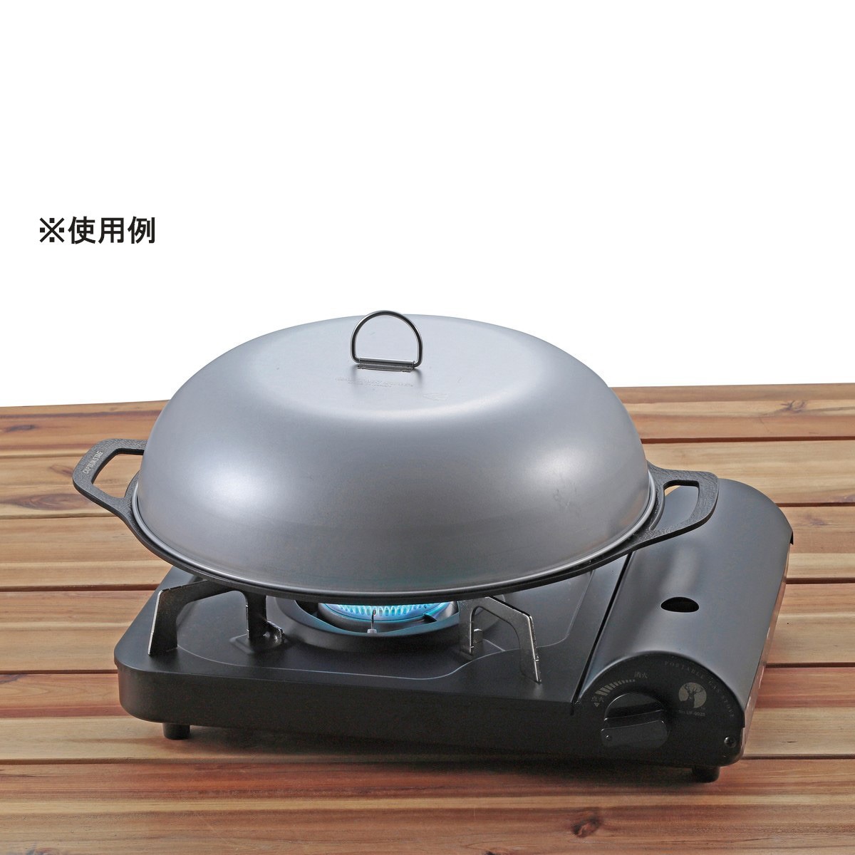 キャプテンスタッグ ラウンドグリル30・34cm用 フタ refine UG-1604