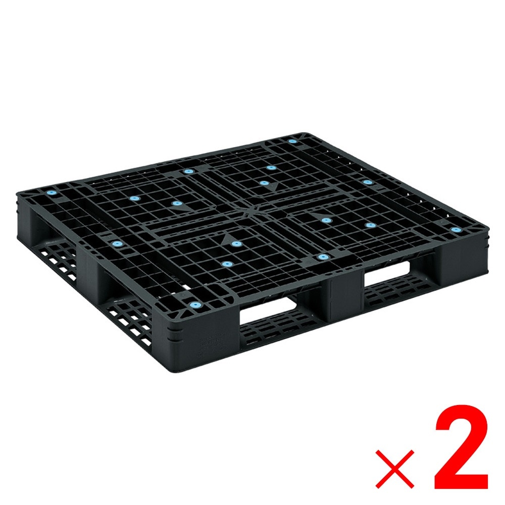 送料無料】【法人限定】サンコー パレット D4-1012-5 再生ブラック