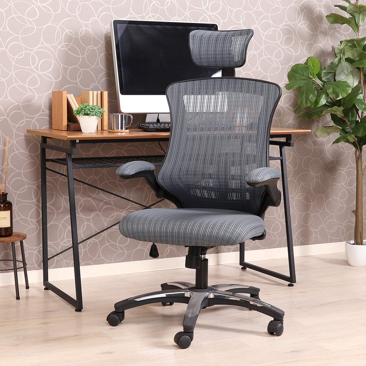 送料無料】アームアップチェアー マスター3 GY