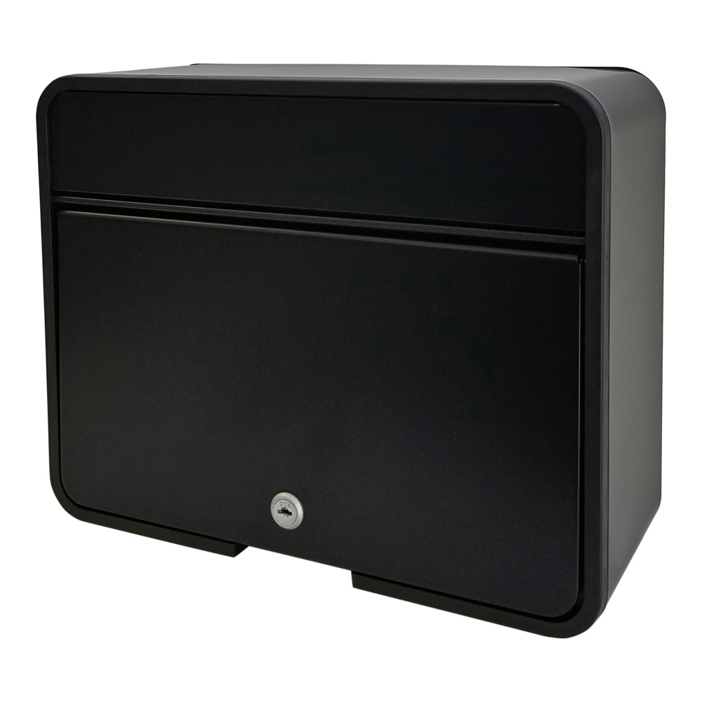 送料無料】グリーンライフ スチール家庭用郵便ポスト 【マッドブラック