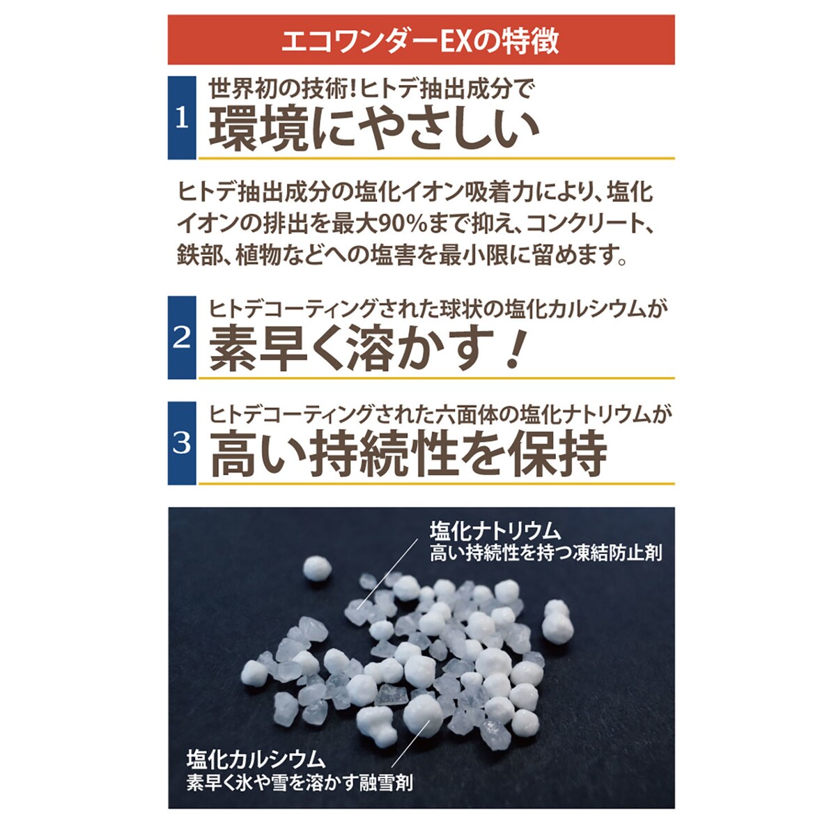 送料無料】高森コーキ 凍結防止剤 エコワンダーEX 5kg ECO-05 強力 新