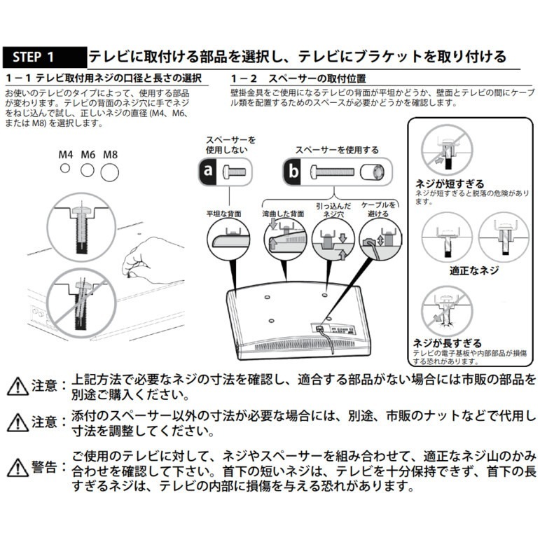 送料無料】SANUS サナス TV壁掛け金具 中型フラット 適応テレビ32～55V
