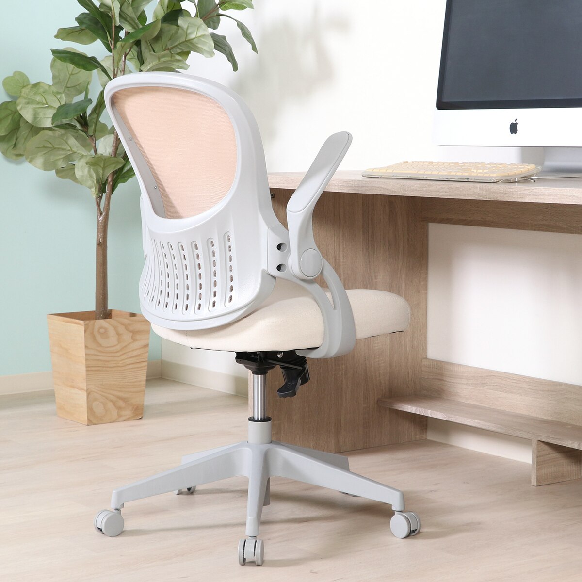 【送料無料】不二貿易 オフィスチェア パベル BE 3519FX 【メーカー直送・代引不可・置配不可・配送地域限定】