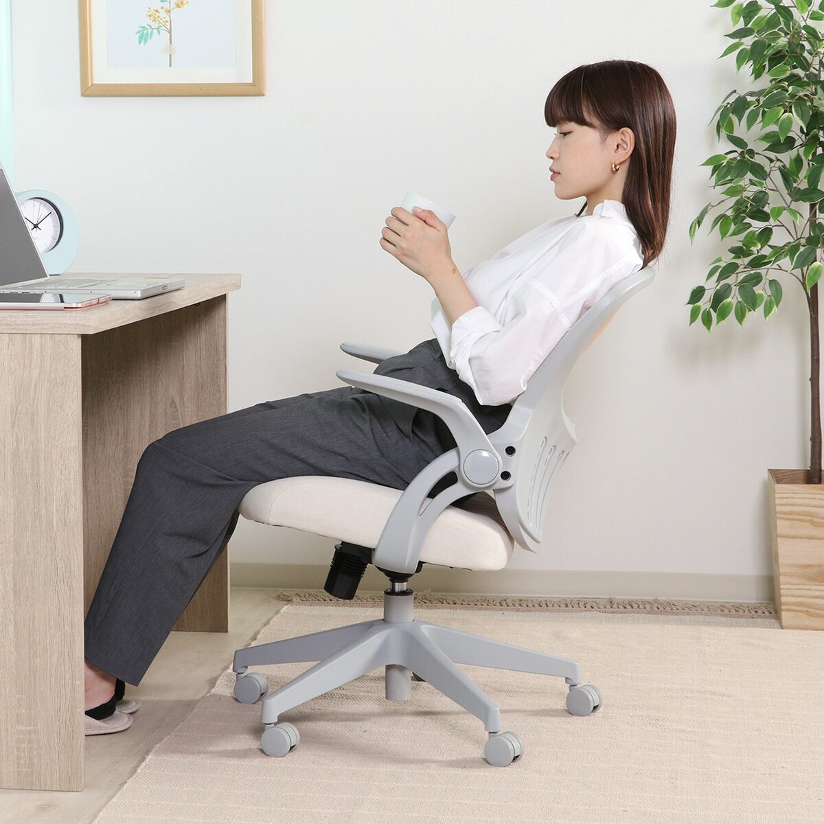 【送料無料】不二貿易 オフィスチェア パベル BE 3519FX 【メーカー直送・代引不可・置配不可・配送地域限定】