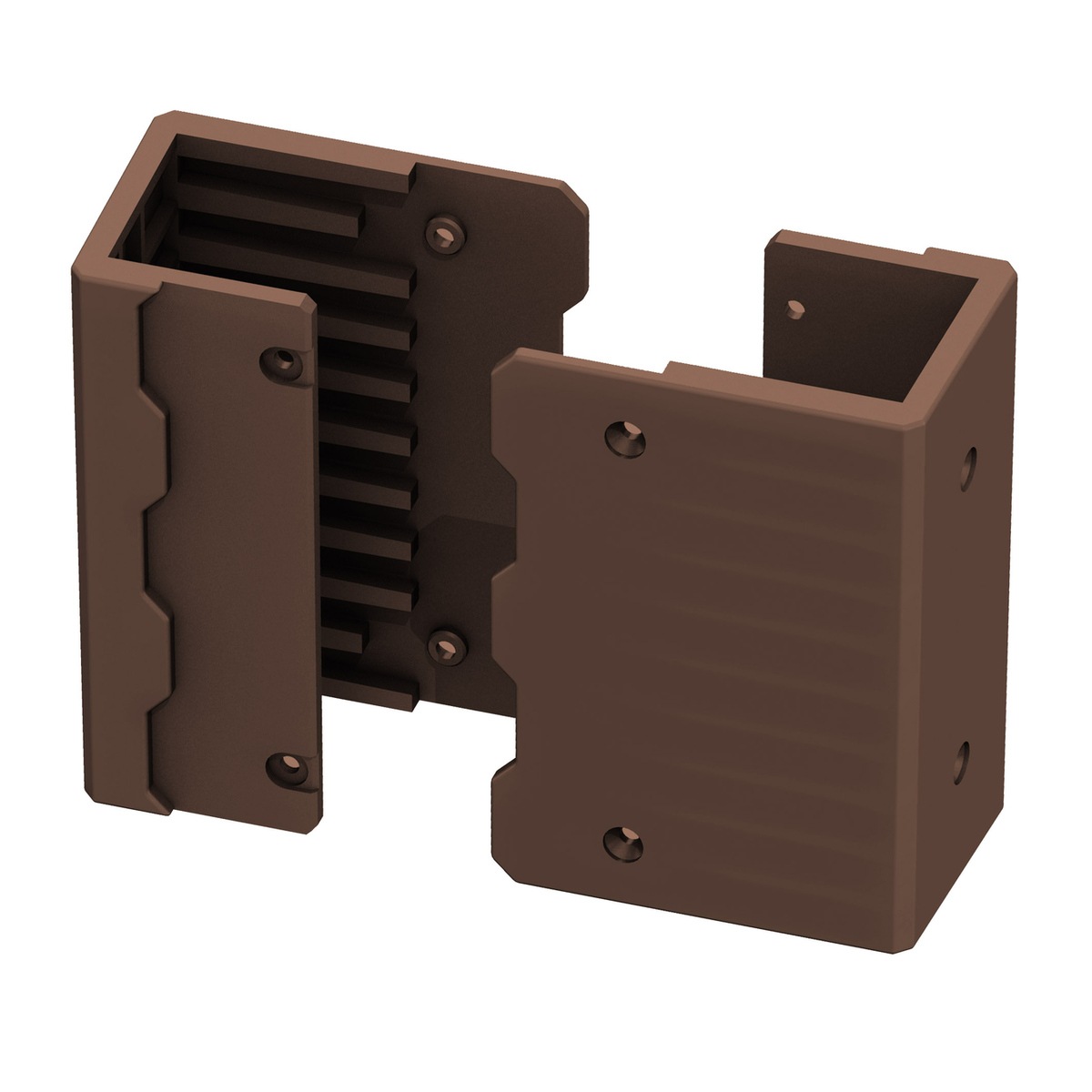 2×4材用 ブラケット 中間ジョイント ブラウン アークランズ