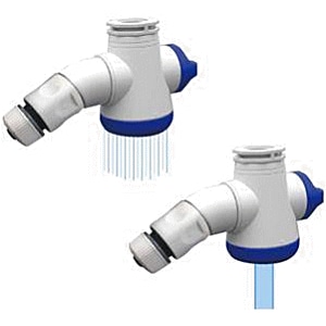 グリーンライフ シャワー付蛇口コネクター 混合水栓用二又タイプ SJC