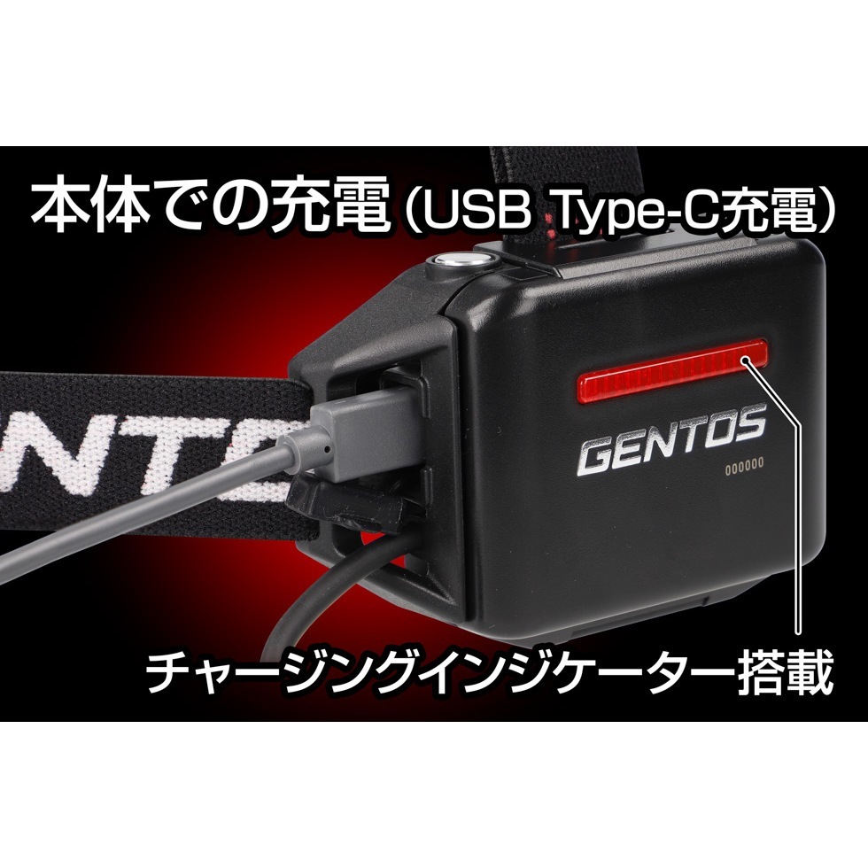 送料無料】ジェントス Gシリーズ LEDヘッドライト GH-201RG | 工具