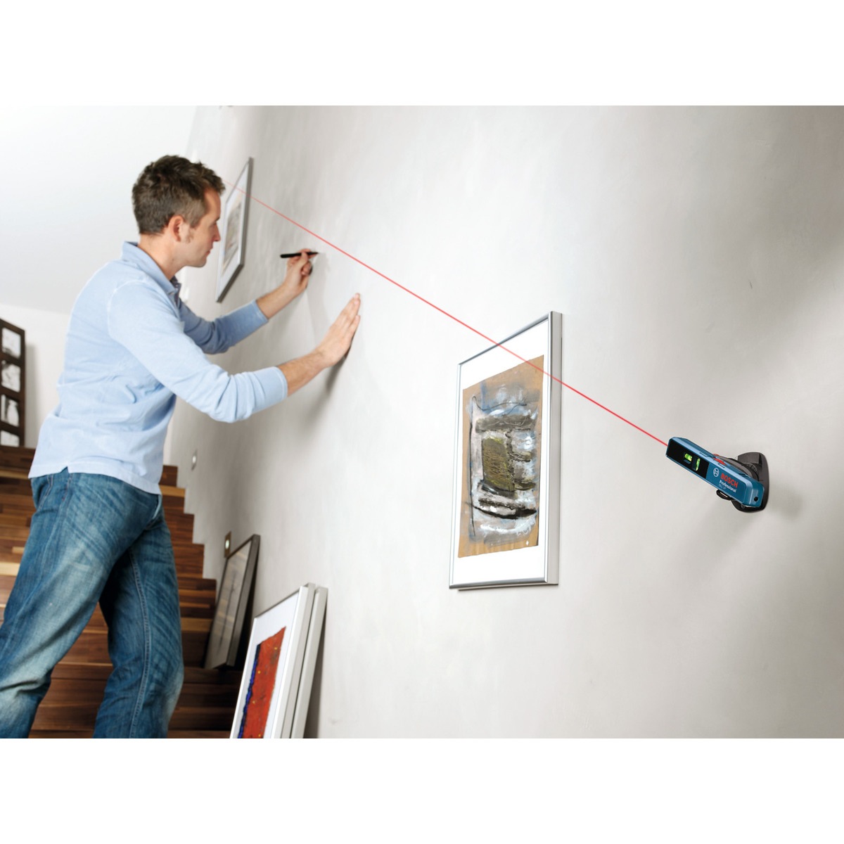 Bosch ミニレーザーレベル、三脚セット ボッシュ BOSCH ミニレーザーレベル 水平器 GLL1P : ワールド