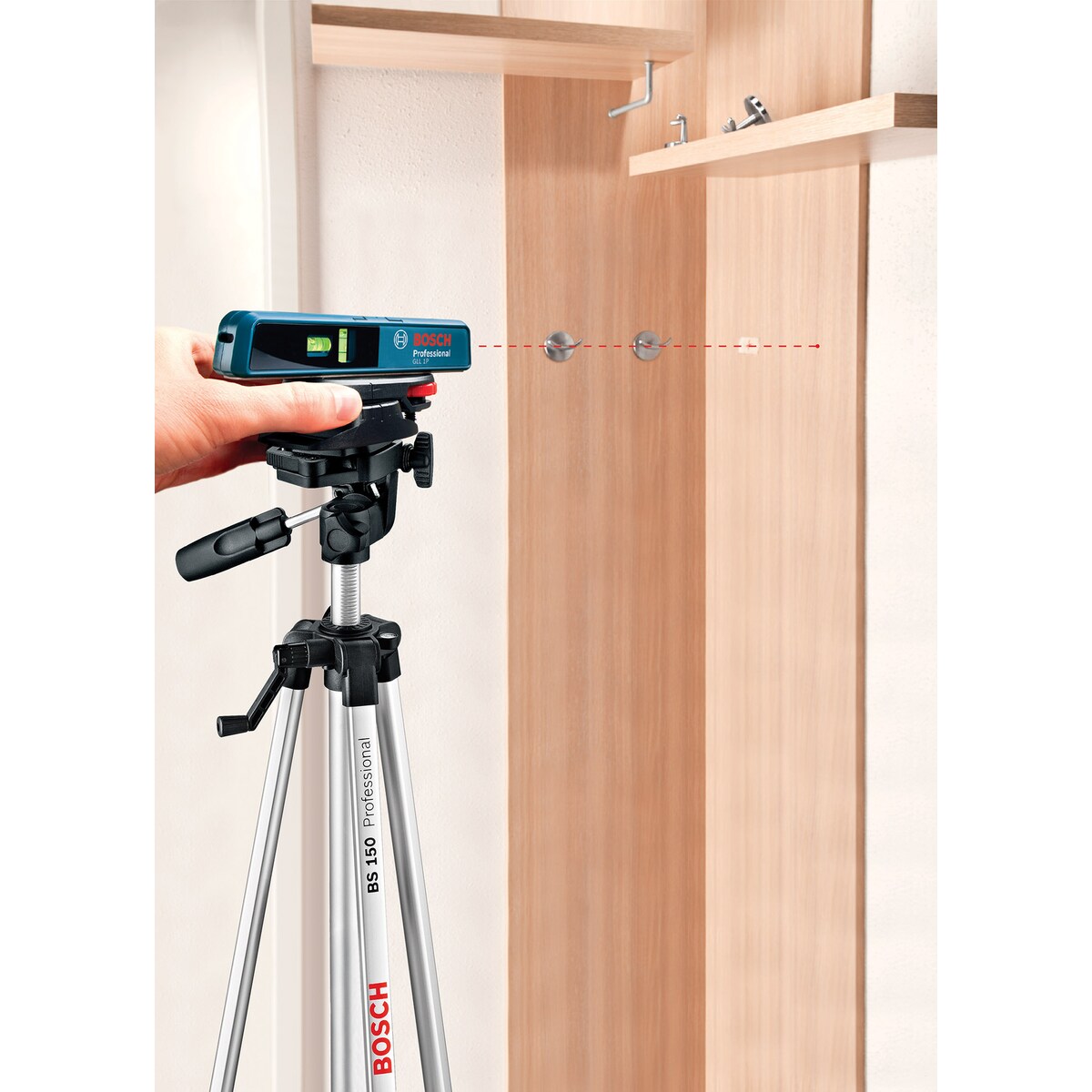 Bosch ミニレーザーレベル、三脚セット