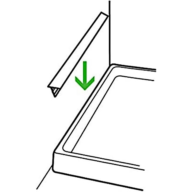 サンエイ SANEI 洗濯機パン用すきまパッキン PP60-640