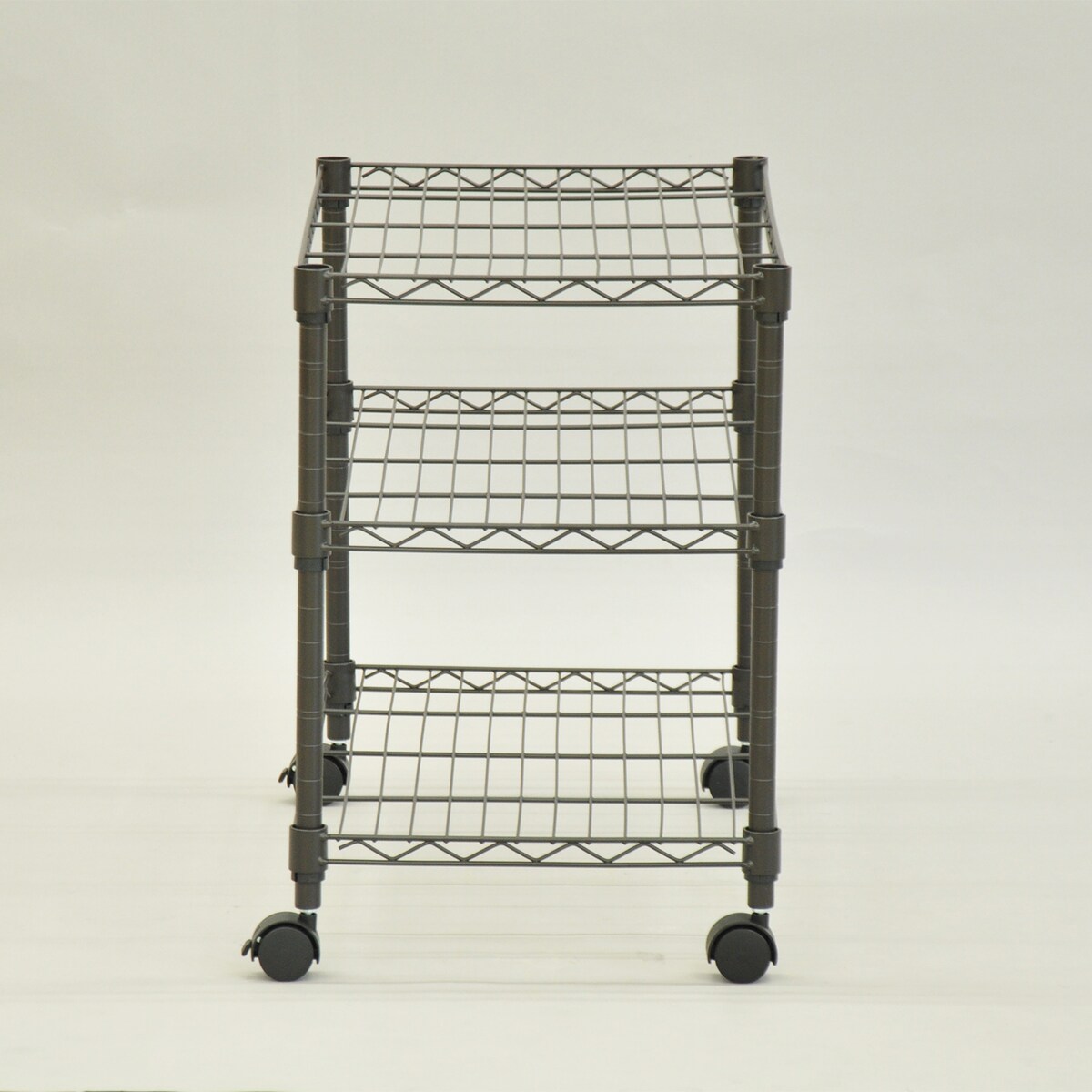 送料無料】エイ・アイ・エス 19φスチールラックセット3段 キャスター付