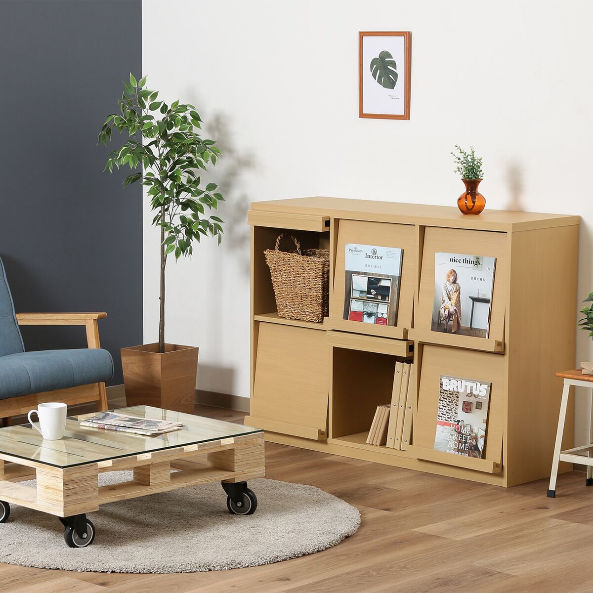 送料無料】不二貿易 レガール ディスプレイラック120幅RG-1285DP NA T