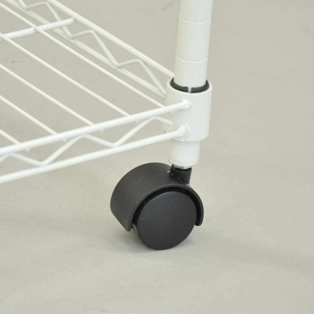 送料無料】エイ・アイ・エス 19φスチールラックセット3段 キャスター付