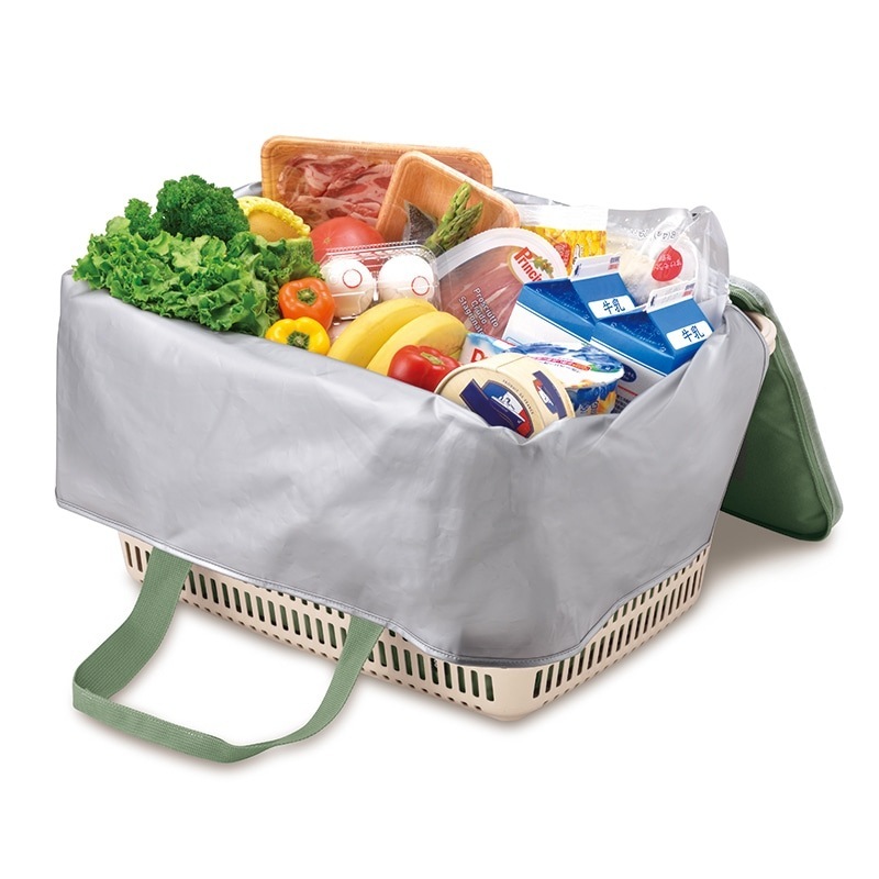 サーモス 保冷買い物カゴ用バッグ カーキ RFG-025-KKI | アウトドア