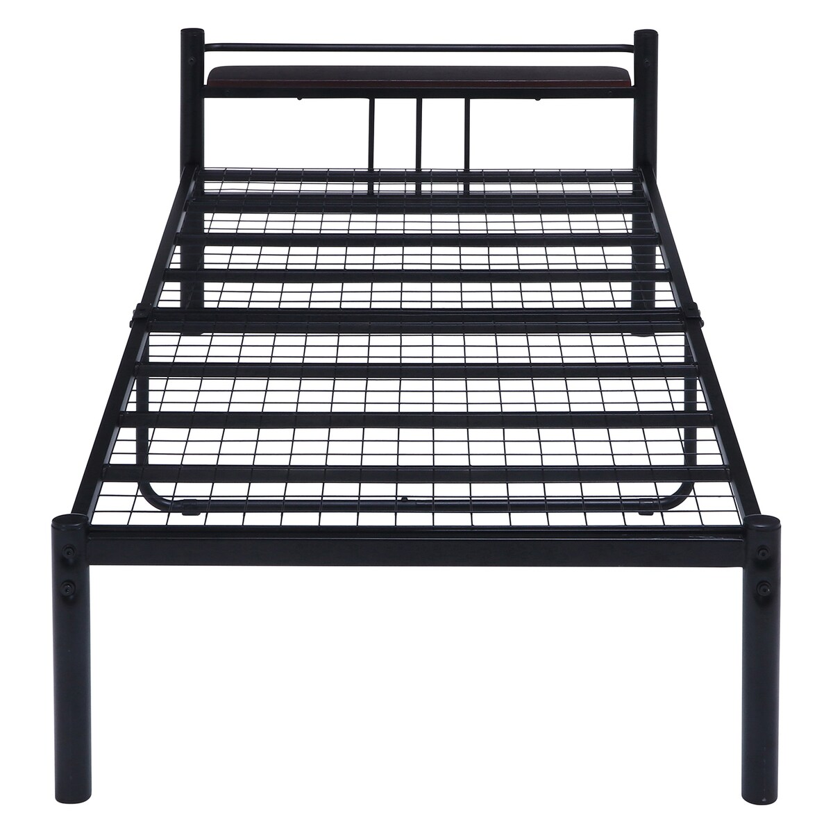 【新品・送料無料】宮付　シングルベッド　タンテ　ブラック 送料無料】不二貿易 宮付 シングルベッド タンテ ブラック SD-2175BK