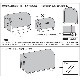 【送料無料】簡単組み立てガレージハウス 3台用サイクルハウス 間口1.57m 奥行2.2m 白/グレー アークランズ