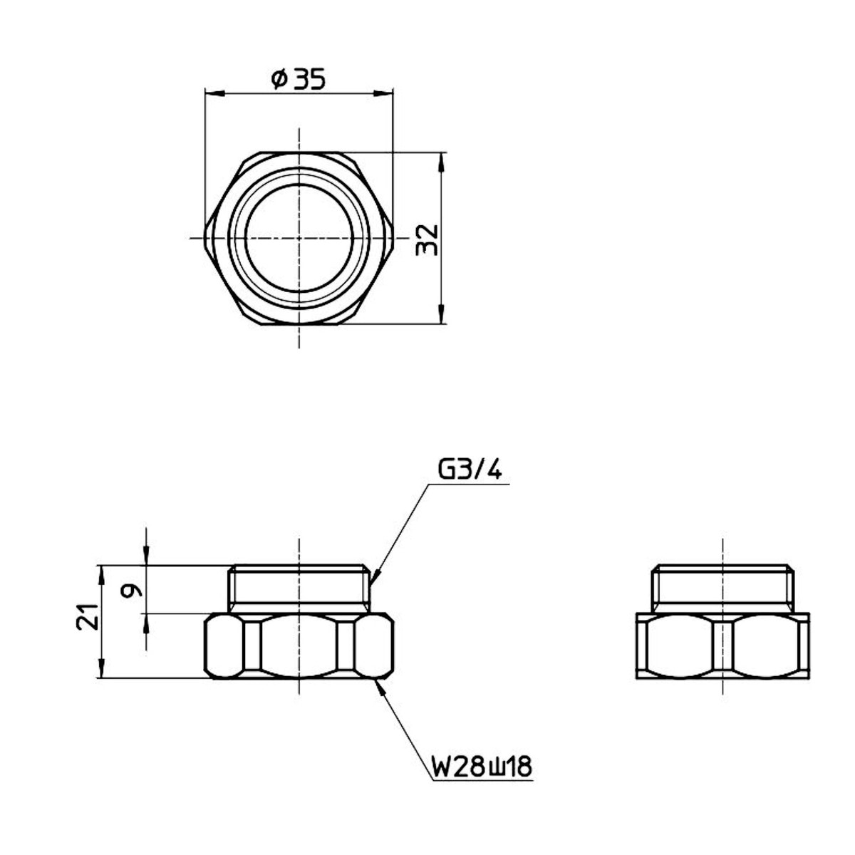 サンエイ SANEI 偏心管アダプター PT242S