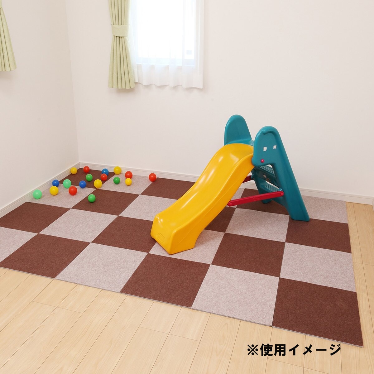 ワタナベ工業 防音吸着ぴたパネル 40×40cm 吸着マット ブラウン