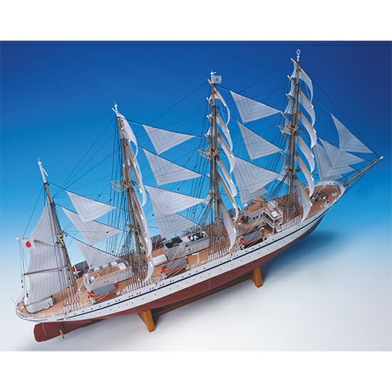 送料無料】ウッディジョー 木製帆船模型 1/160日本丸 帆付 | アート