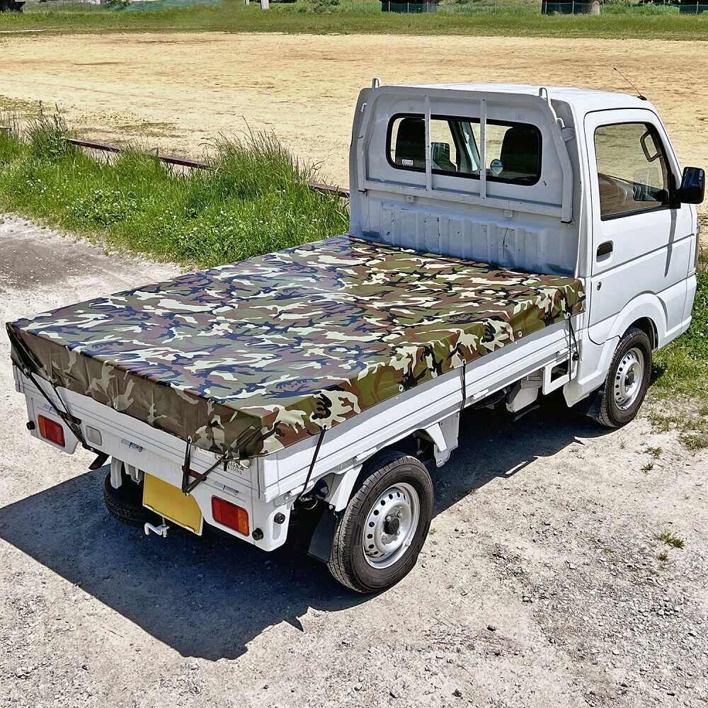 大自工業 メルテック トラックシート ターポリン 迷彩柄グリーン TKM-01