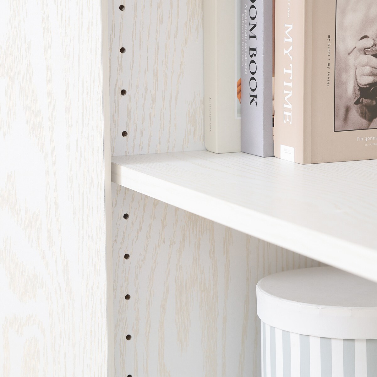 【送料無料】欠品中 次回4月上旬予定 不二貿易 連結できる収納ボックス 扉付 オーク WH FBC611 【メーカー直送・代引不可・置配不可・配送地域限定】