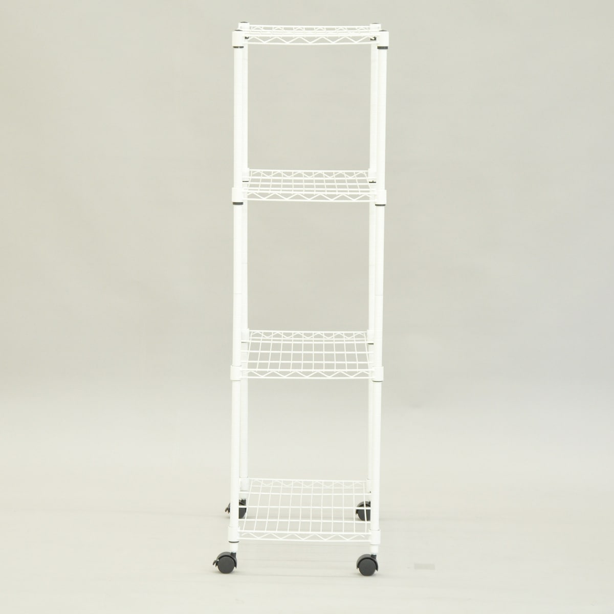 送料無料】エイ・アイ・エス 19φスチールラックセット4段 キャスター付