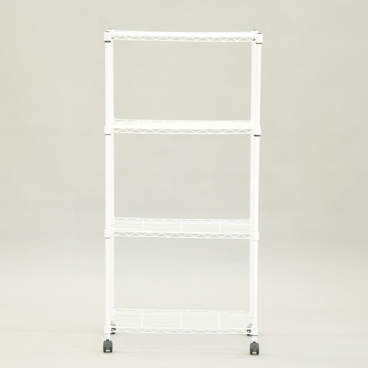 送料無料】エイ・アイ・エス 19φスチールラックセット4段 キャスター付