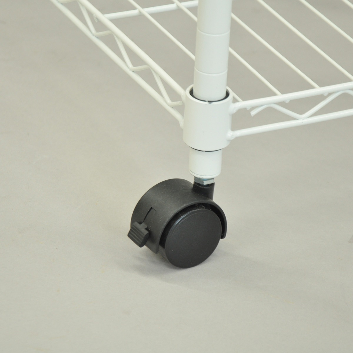 送料無料】エイ・アイ・エス 19φスチールラックセット4段 キャスター付