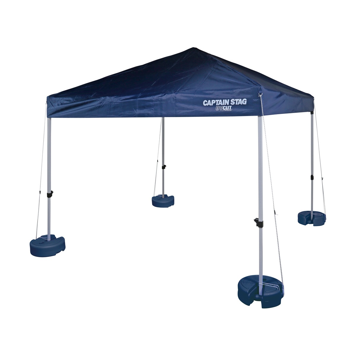 キャプテンスタッグ タープ＆パラソル用ウォーターウエイト10kg ネイビー UD-0067