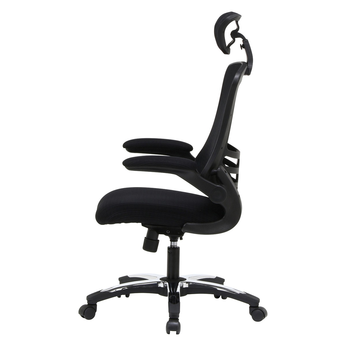 送料無料】不二貿易 アームアップチェア マスター3 BK ZP-805