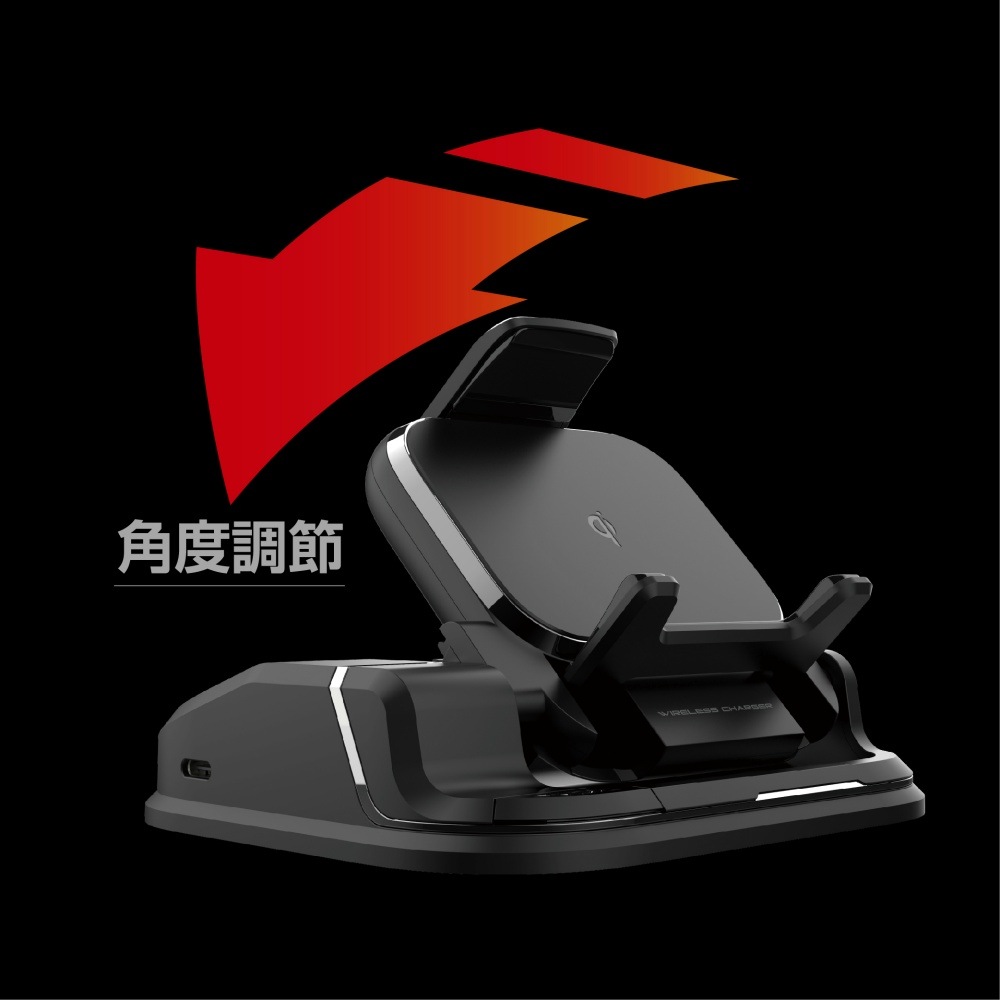 カシムラ ワイヤレス充電器 自動開閉ホルダー 自動ヘッドアップ 粘着