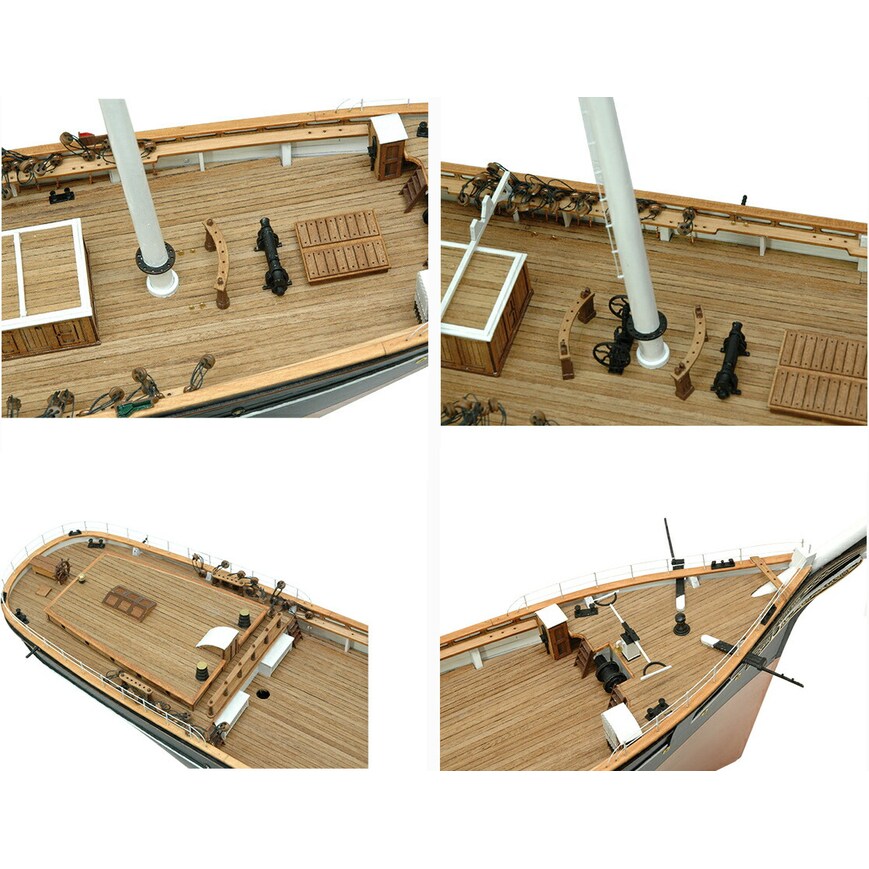 送料無料】ウッディジョー 木製帆船模型 1/80 カティサーク 帆付