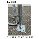 アメリカンフェンス用固定ベース金具 Φ48.6 ×2個 セット販売