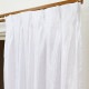 【送料無料】採光性裏地付レースカーテン 巾100x丈198cm ホワイト 2枚入 106120 【メーカー直送・代引不可・置配不可】