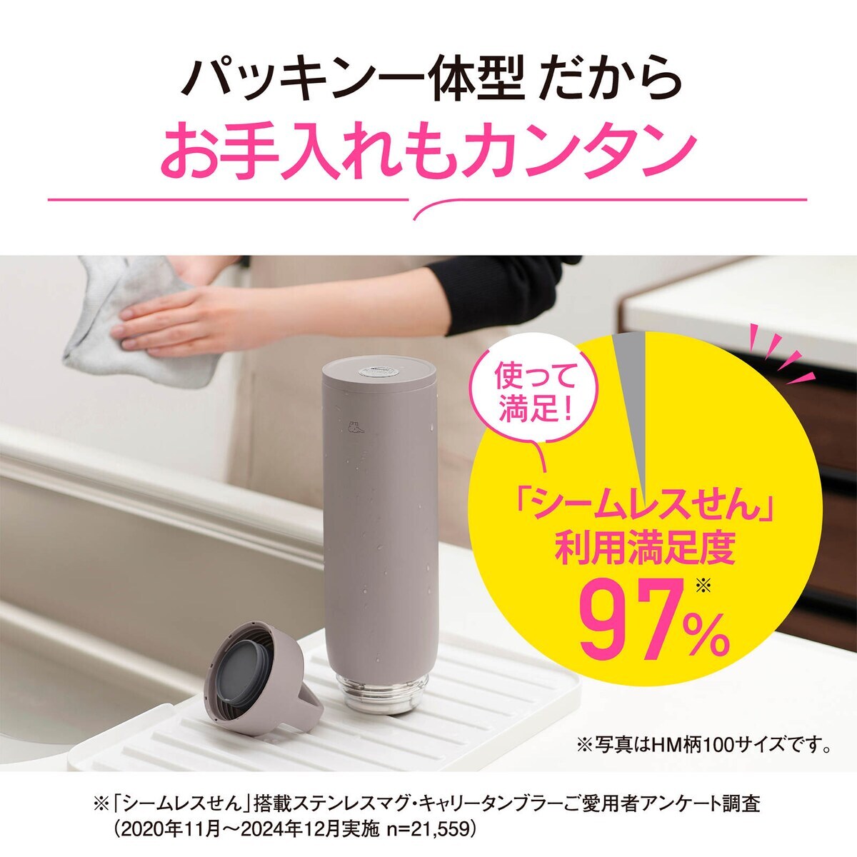 【送料無料】象印 ステンレスマグ SU-BA80-AM