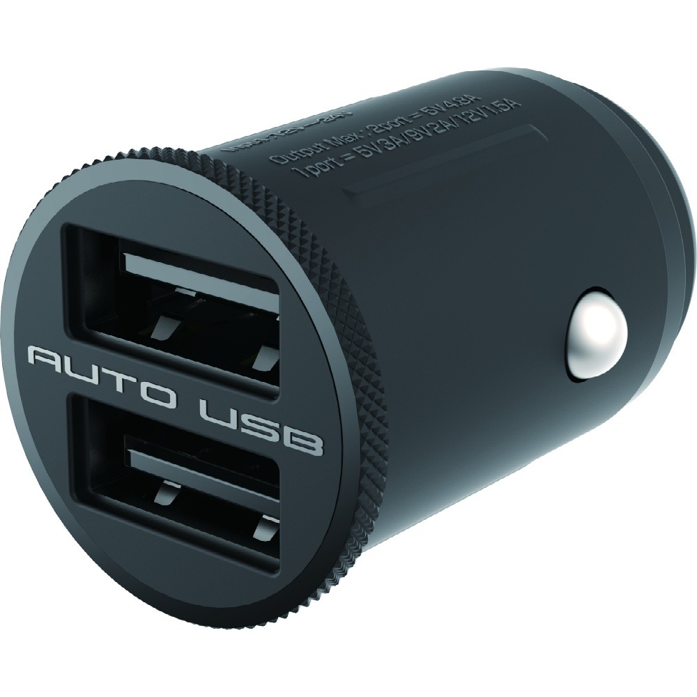 カシムラ USB電源 USB2ポート4.8A 自動識別IC搭載 DC-047 | カー