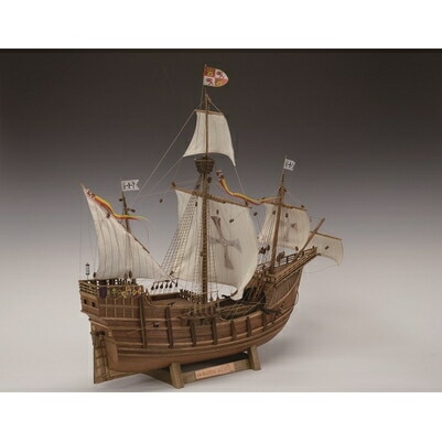 送料無料】ウッディジョー 木製帆船模型 1/50 サンタマリア | アート
