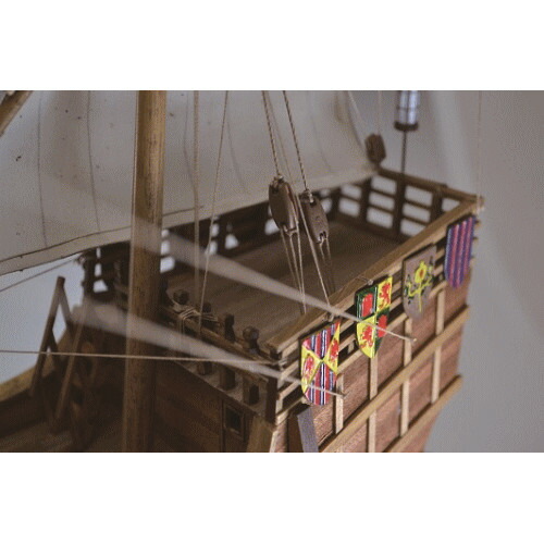 送料無料】ウッディジョー 木製帆船模型 1/50 サンタマリア | アート