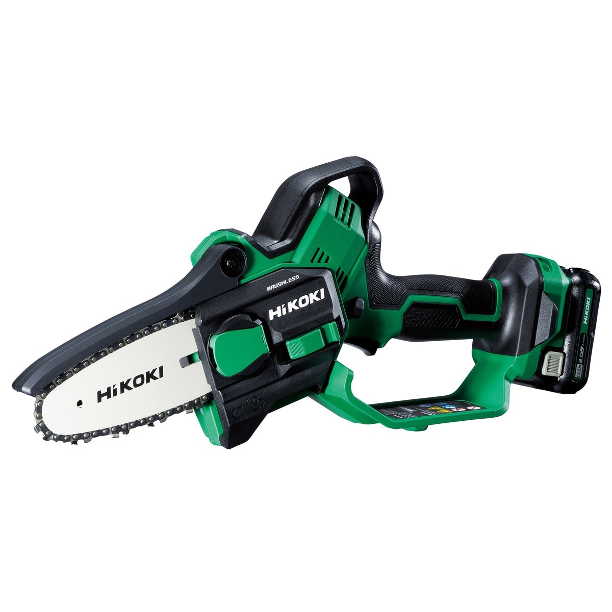送料無料】ハイコーキ HiKOKI 10.8V ミニチェーンソー バッテリー付 