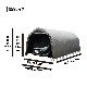 【送料無料】南栄工業 パイプ車庫 678MMSV 「3梱包」