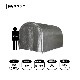 【送料無料】南栄工業 パイプ車庫 2540UMSV 「3梱包」 【大型便・時間指定不可】