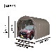 【送料無料】南栄工業 パイプ車庫 埋め込み式 軽用 2540USB 「3梱包」 【大型便・時間指定不可】