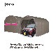 【送料無料】南栄工業 パイプ車庫 埋め込み式 軽用 2540USB 「3梱包」 【大型便・時間指定不可】