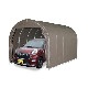 【送料無料】南栄工業 パイプ車庫 埋め込み式 軽用 2540USB 「3梱包」 【大型便・時間指定不可】