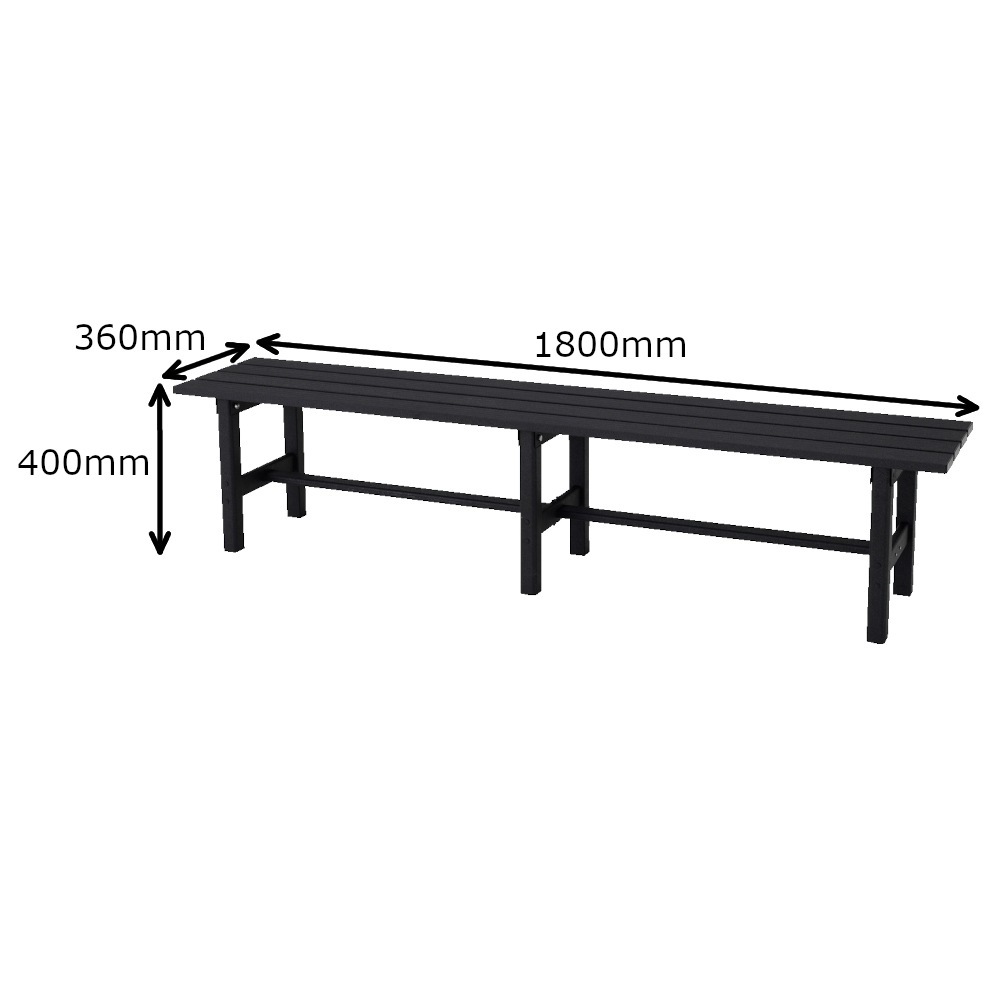 【送料無料】アルインコ アルミ製縁台 長さ180cm AYD180 【メーカー直送・代引不可・置配不可】