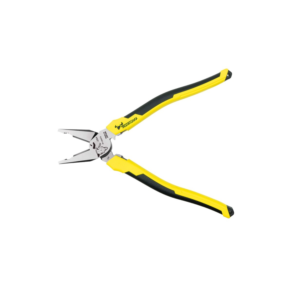 ツノダ 電工パワーペンチ 圧着機能付 200mm PP-200ATG | 工具,作業工具