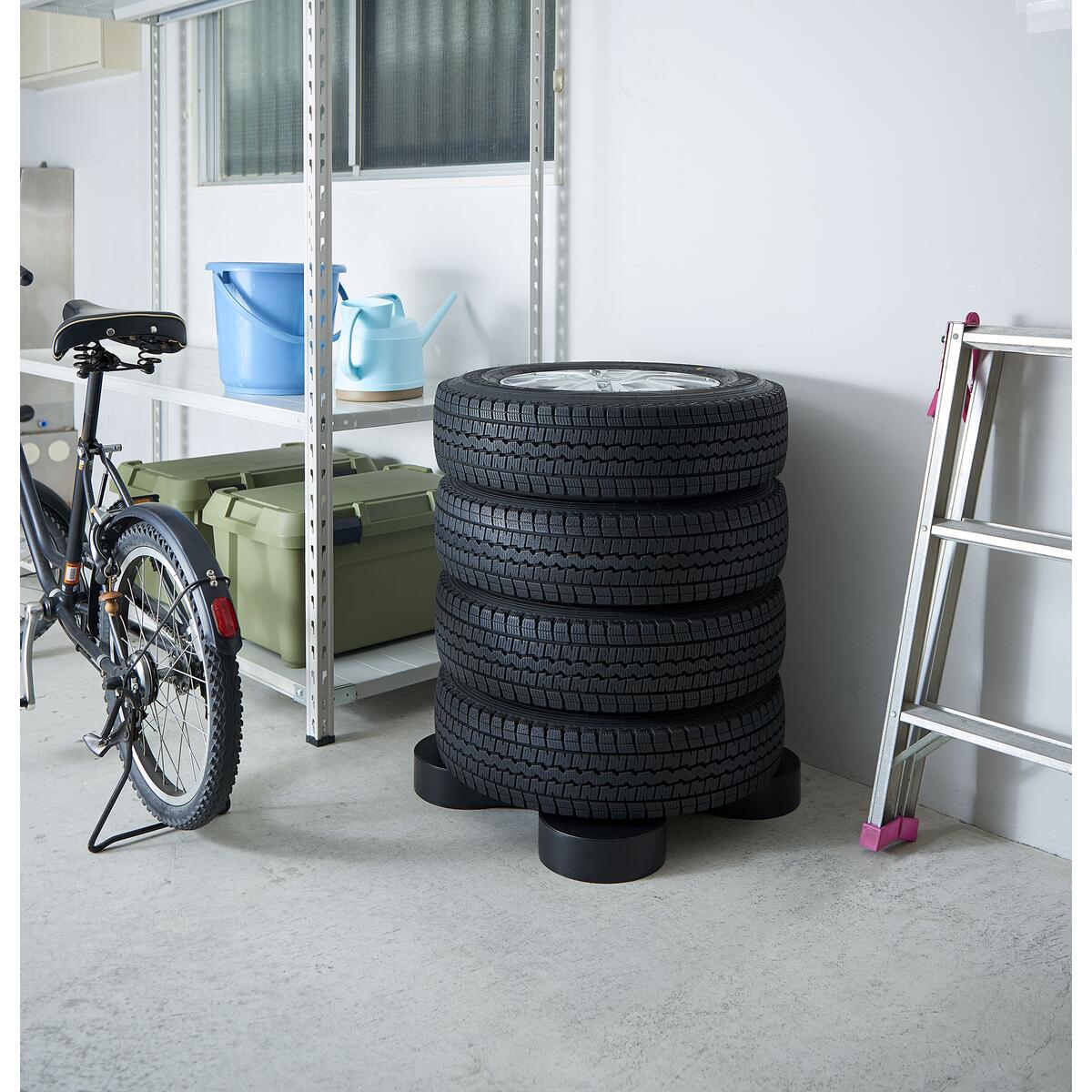 【2枚】タイヤパレット 伸晃 タイヤパレット TP-BK1 | カー・サイクル用品,タイヤラック