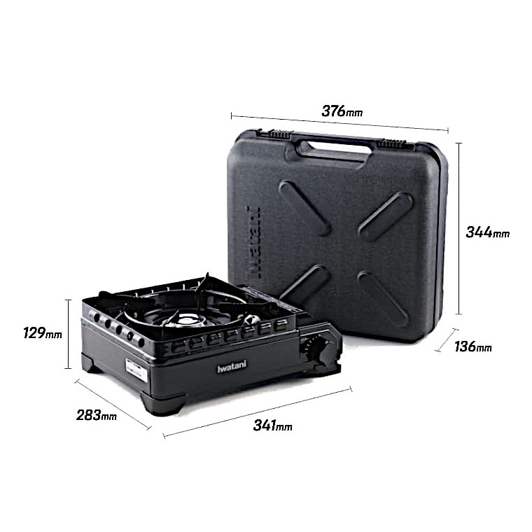 送料無料】イワタニ カセットフータフまる ブラック CB-ODX-1-BK