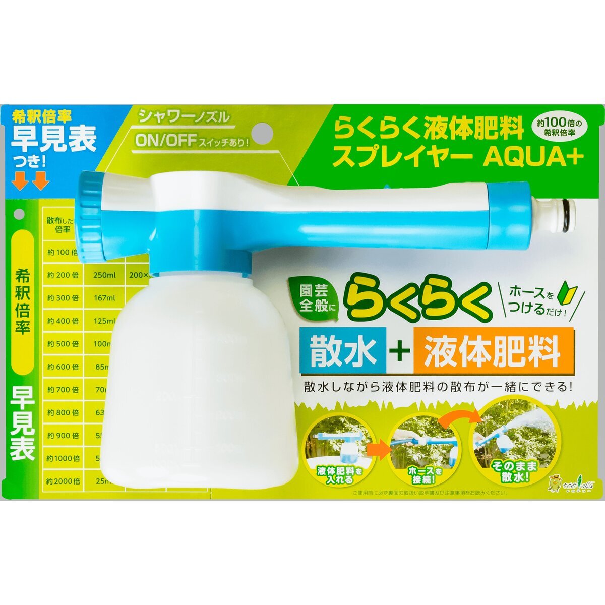 トヨチュー らくらく液体肥料スプレイヤーAQUA+ 431026