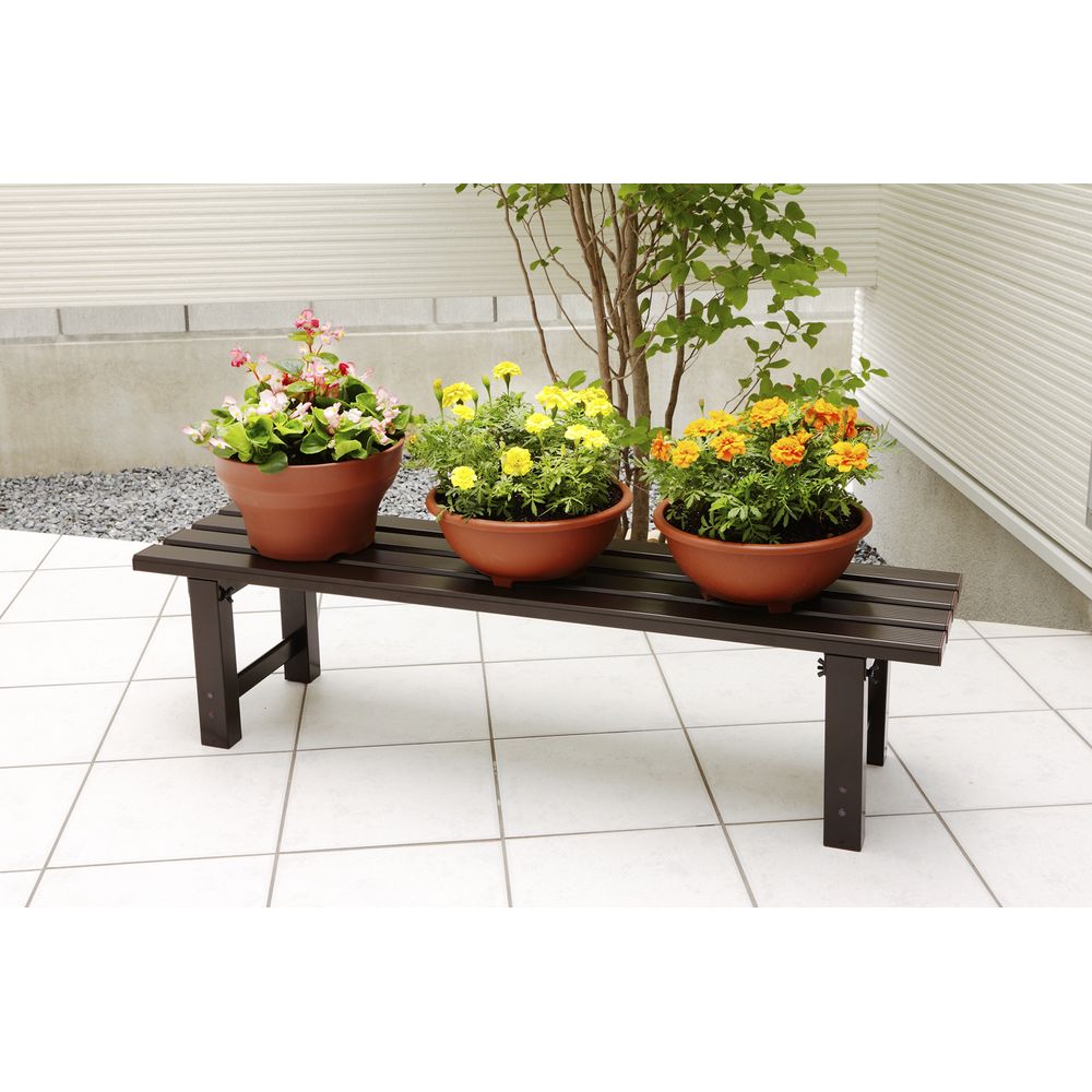 【送料無料】【法人限定】長谷川工業 アルミ縁台 TG2.0-1230 【メーカー直送・代引不可・置配不可・配送地域限定】